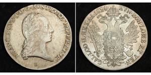 1 Thaler Kaisertum Österreich (1804-1867) Silber Francis II, Holy Roman Emperor (1768 - 1835)