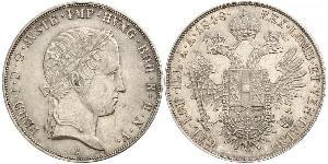 1 Thaler Kaisertum Österreich (1804-1867) Silber Ferdinand I of Austria (1793 - 1875)