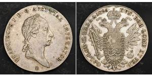 1 Thaler Kaisertum Österreich (1804-1867) Silber Francis II, Holy Roman Emperor (1768 - 1835)