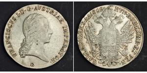 1 Thaler Kaisertum Österreich (1804-1867) Silber Francis II, Holy Roman Emperor (1768 - 1835)