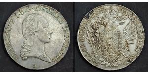 1 Thaler Kaisertum Österreich (1804-1867) Silber Francis II, Holy Roman Emperor (1768 - 1835)