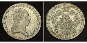 1 Thaler Kaisertum Österreich (1804-1867) Silber Francis II, Holy Roman Emperor (1768 - 1835)