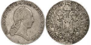 1 Thaler Kaisertum Österreich (1804-1867) Silber Francis II, Holy Roman Emperor (1768 - 1835)