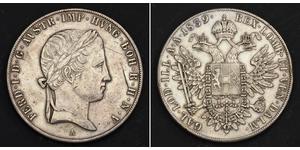 1 Thaler Kaisertum Österreich (1804-1867) Silber Ferdinand I of Austria (1793 - 1875)