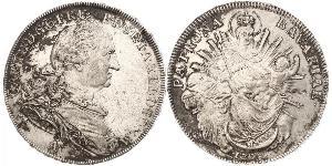 1 Thaler Kurfürstentum Bayern (1623 - 1806) Silber Karl Theodor (Pfalz und Bayern) (1724 - 1799)