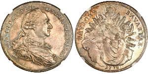 1 Thaler Kurfürstentum Bayern (1623 - 1806) Silber Karl Theodor (Pfalz und Bayern) (1724 - 1799)