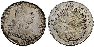 1 Thaler Kurfürstentum Bayern (1623 - 1806) Silber Karl Theodor (Pfalz und Bayern) (1724 - 1799)