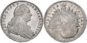 1 Thaler Kurfürstentum Bayern (1623 - 1806) Silber Karl Theodor (Pfalz und Bayern) (1724 - 1799)