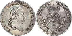 1 Thaler Kurfürstentum Bayern (1623 - 1806) Silber 