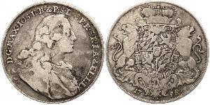 1 Thaler Kurfürstentum Bayern (1623 - 1806) Silber Maximilian III. Joseph (Bayern)(1727 – 1777)