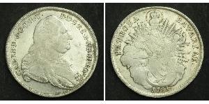 1 Thaler Kurfürstentum Bayern (1623 - 1806) Silber Karl Theodor (Pfalz und Bayern) (1724 - 1799)