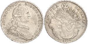 1 Thaler Kurfürstentum Bayern (1623 - 1806) Silber Karl Theodor (Pfalz und Bayern) (1724 - 1799)