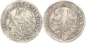 1 Thaler Kurfürstentum Sachsen (1356 - 1806) Silber Christian II. (Sachsen)