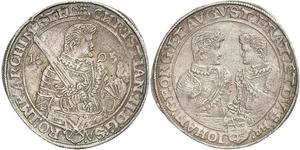 1 Thaler Kurfürstentum Sachsen (1356 - 1806) Silber Christian II. (Sachsen)