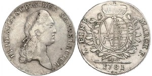 1 Thaler Kurfürstentum Sachsen (1356 - 1806) Silber August II. (Polen) (1670 - 1733)