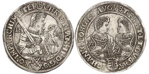 1 Thaler Kurfürstentum Sachsen (1356 - 1806) Silber Christian II. (Sachsen)