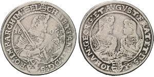 1 Thaler Kurfürstentum Sachsen (1356 - 1806) Silber Christian II. (Sachsen)