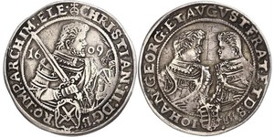 1 Thaler Kurfürstentum Sachsen (1356 - 1806) Silber Christian II. (Sachsen)