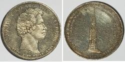 1 Thaler Königreich Bayern (1806 - 1918) Silber Ludwig I. (Bayern)(1786 – 1868)