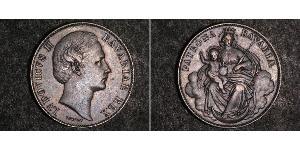 1 Thaler Königreich Bayern (1806 - 1918) Silber Ludwig II. (Bayern)(1845 – 1886)