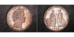 1 Thaler Königreich Bayern (1806 - 1918) Silber Ludwig I. (Bayern)(1786 – 1868)