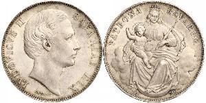 1 Thaler Königreich Bayern (1806 - 1918) Silber Ludwig II. (Bayern)(1845 – 1886)