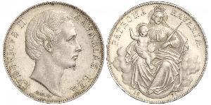 1 Thaler Königreich Bayern (1806 - 1918) Silber Ludwig II. (Bayern)(1845 – 1886)