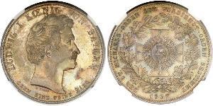 1 Thaler Königreich Bayern (1806 - 1918) Silber Ludwig I. (Bayern)(1786 – 1868)