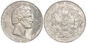 1 Thaler Königreich Bayern (1806 - 1918) Silber Ludwig I. (Bayern)(1786 – 1868)