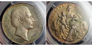 1 Thaler Königreich Bayern (1806 - 1918) Silber Ludwig II. (Bayern)(1845 – 1886)