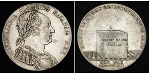 1 Thaler Königreich Bayern (1806 - 1918) Silber Maximilian I. Joseph (Bayern) (1756 - 1825)