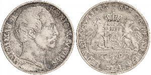 1 Thaler Königreich Bayern (1806 - 1918) Silber Maximilian II. Joseph (Bayern)(1811 - 1864)