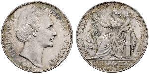 1 Thaler Königreich Bayern (1806 - 1918) Silber Ludwig II. (Bayern)(1845 – 1886)