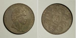 1 Thaler Königreich Bayern (1806 - 1918) Silber Ludwig I. (Bayern)(1786 – 1868)