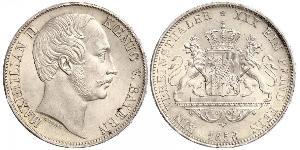 1 Thaler Königreich Bayern (1806 - 1918) Silber Maximilian II. Joseph (Bayern)(1811 - 1864)