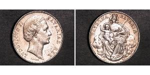1 Thaler Königreich Bayern (1806 - 1918) Silber Ludwig II. (Bayern)(1845 – 1886)