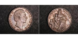 1 Thaler Königreich Bayern (1806 - 1918) Silber Ludwig II. (Bayern)(1845 – 1886)