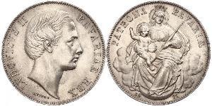 1 Thaler Königreich Bayern (1806 - 1918) Silber Ludwig II. (Bayern)(1845 – 1886)