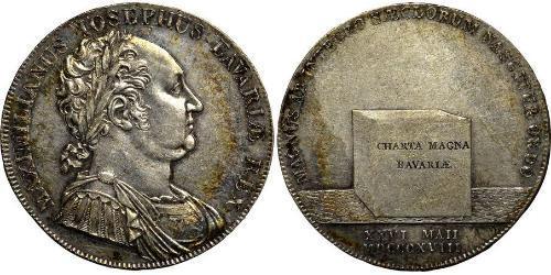 1 Thaler Königreich Bayern (1806 - 1918) Silber Maximilian I. Joseph (Bayern) (1756 - 1825)