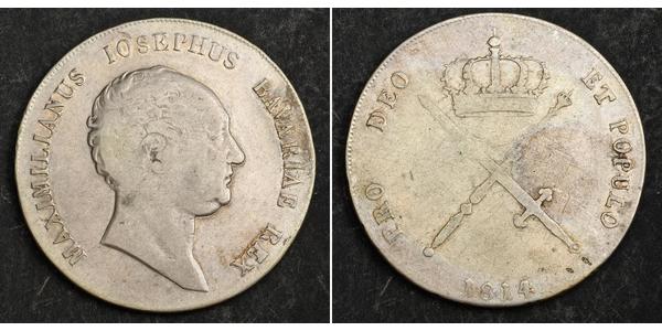 1 Thaler Königreich Bayern (1806 - 1918) Silber Maximilian I. Joseph (Bayern) (1756 - 1825)