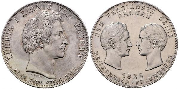 1 Thaler Königreich Bayern (1806 - 1918) Silber 