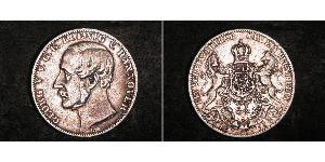 1 Thaler Königreich Hannover (1814 - 1866) Silber Georg V. (Hannover) (1819 - 1878)