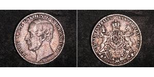 1 Thaler Königreich Hannover (1814 - 1866) Silber Georg V. (Hannover) (1819 - 1878)