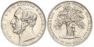 1 Thaler Königreich Hannover (1814 - 1866) Silber Georg V. (Hannover) (1819 - 1878)