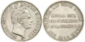 1 Thaler Königreich Preußen (1701-1918) Silber Friedrich Wilhelm IV. (1795 - 1861)