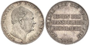1 Thaler Königreich Preußen (1701-1918) Silber Friedrich Wilhelm IV. (1795 - 1861)
