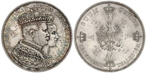 1 Thaler Königreich Preußen (1701-1918) Silber Wilhelm I, German Emperor (1797-1888)