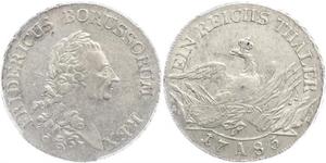 1 Thaler Königreich Preußen (1701-1918) Silber Friedrich II. (Preußen) (1712 – 1786)