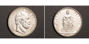 1 Thaler Königreich Preußen (1701-1918) Silber Wilhelm I, German Emperor (1797-1888)