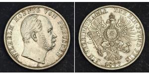 1 Thaler Königreich Preußen (1701-1918) Silber Wilhelm I, German Emperor (1797-1888)